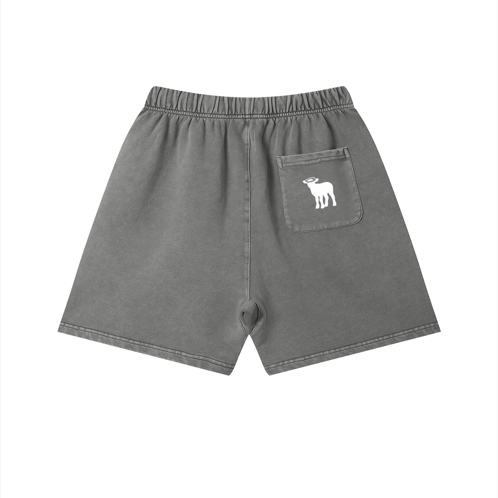Unisex Vintage Wash Cotton Shorts