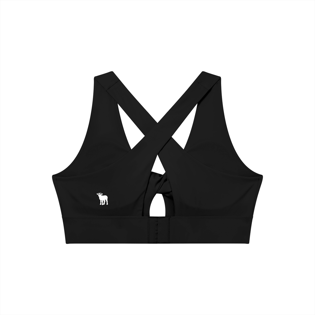 Women's Twist Front V-Neck Sports Bra