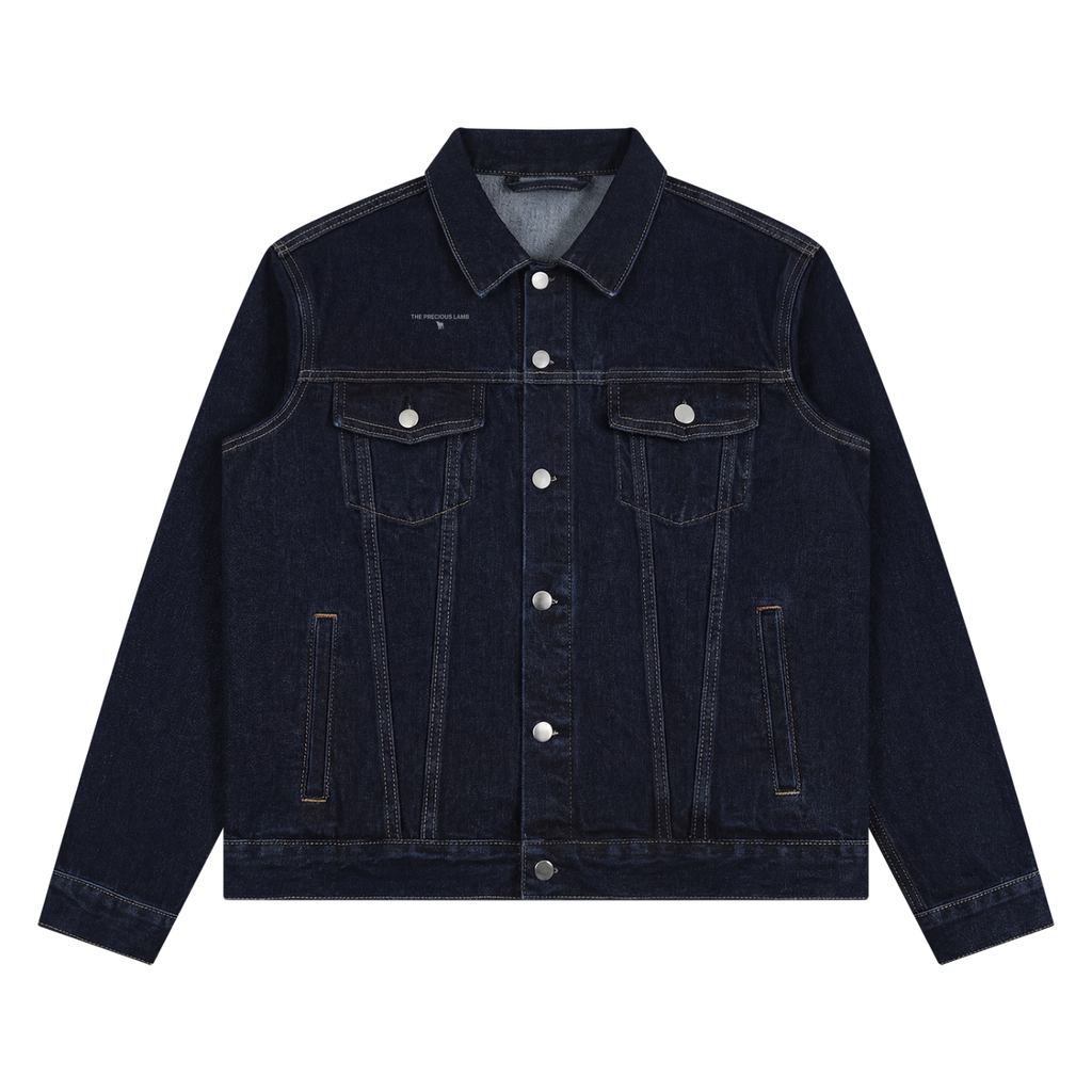 Revelation 22:20 Unisex Vintage Wash Denim Jacket