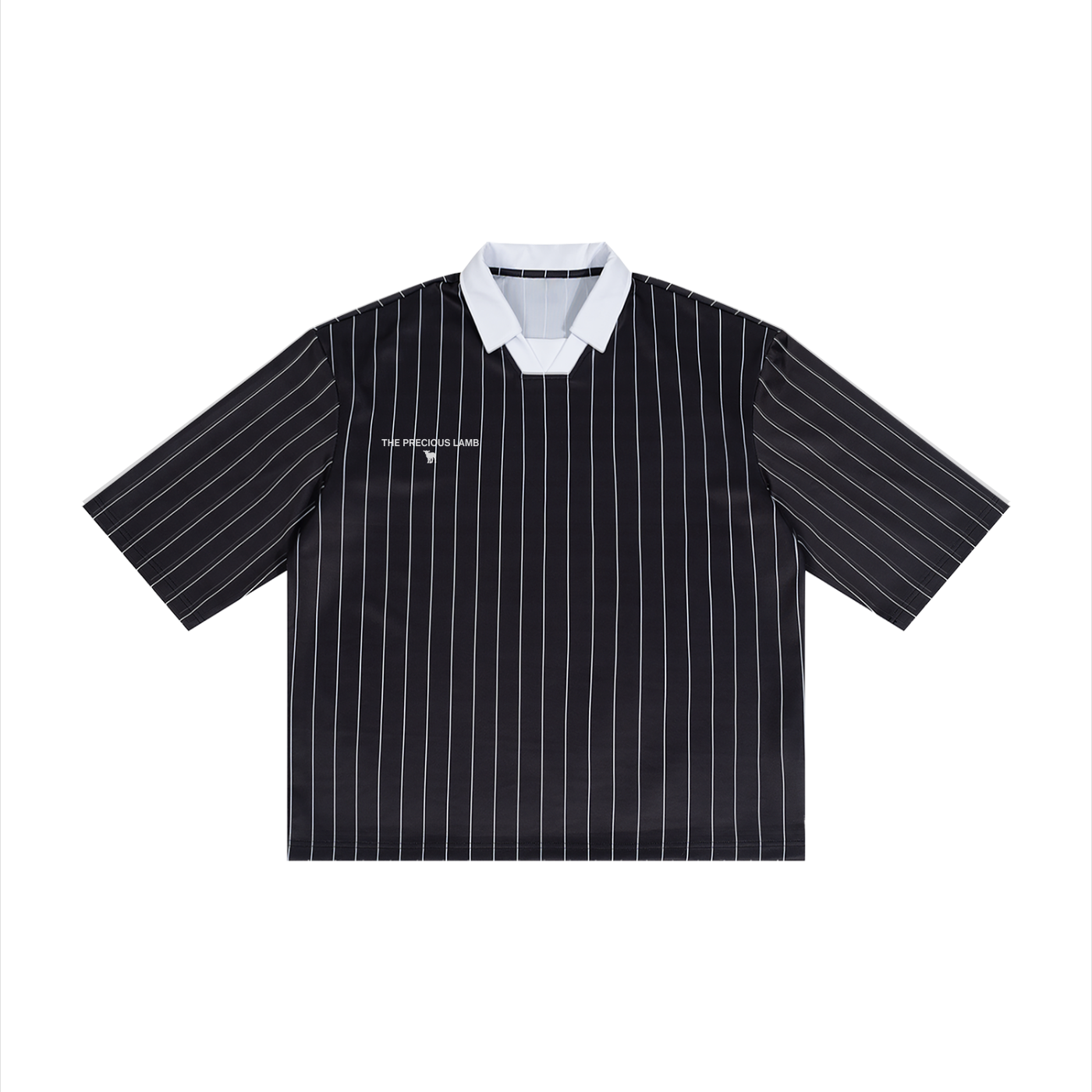I AM NOT AFRAID OF THE GOSPEL Unisex Pinstripe Collared Soccer Jersey