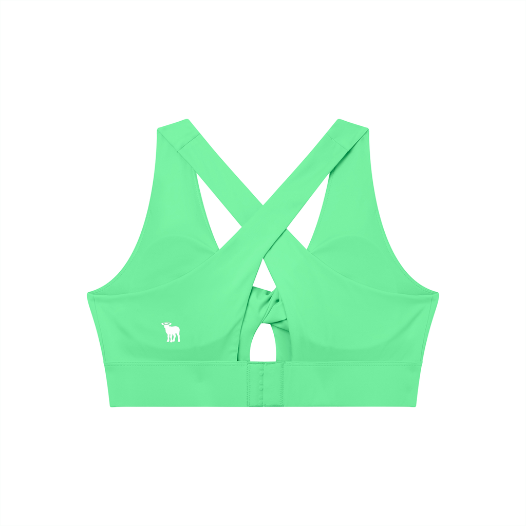 Women's Twist Front V-Neck Sports Bra