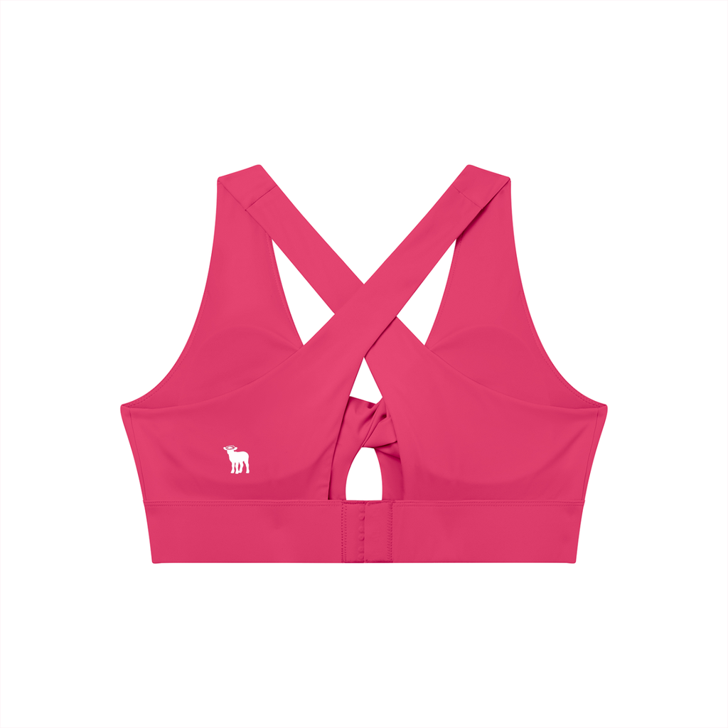 Women's Twist Front V-Neck Sports Bra