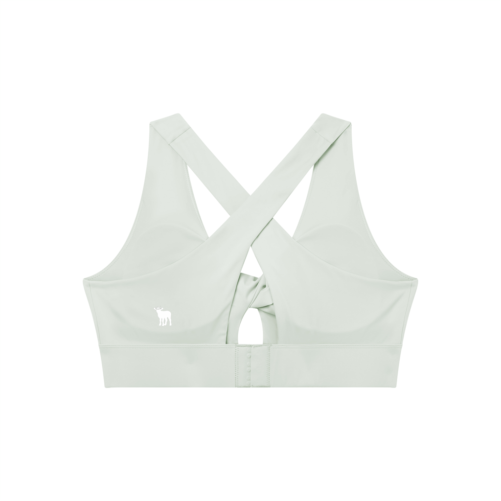 Women's Twist Front V-Neck Sports Bra