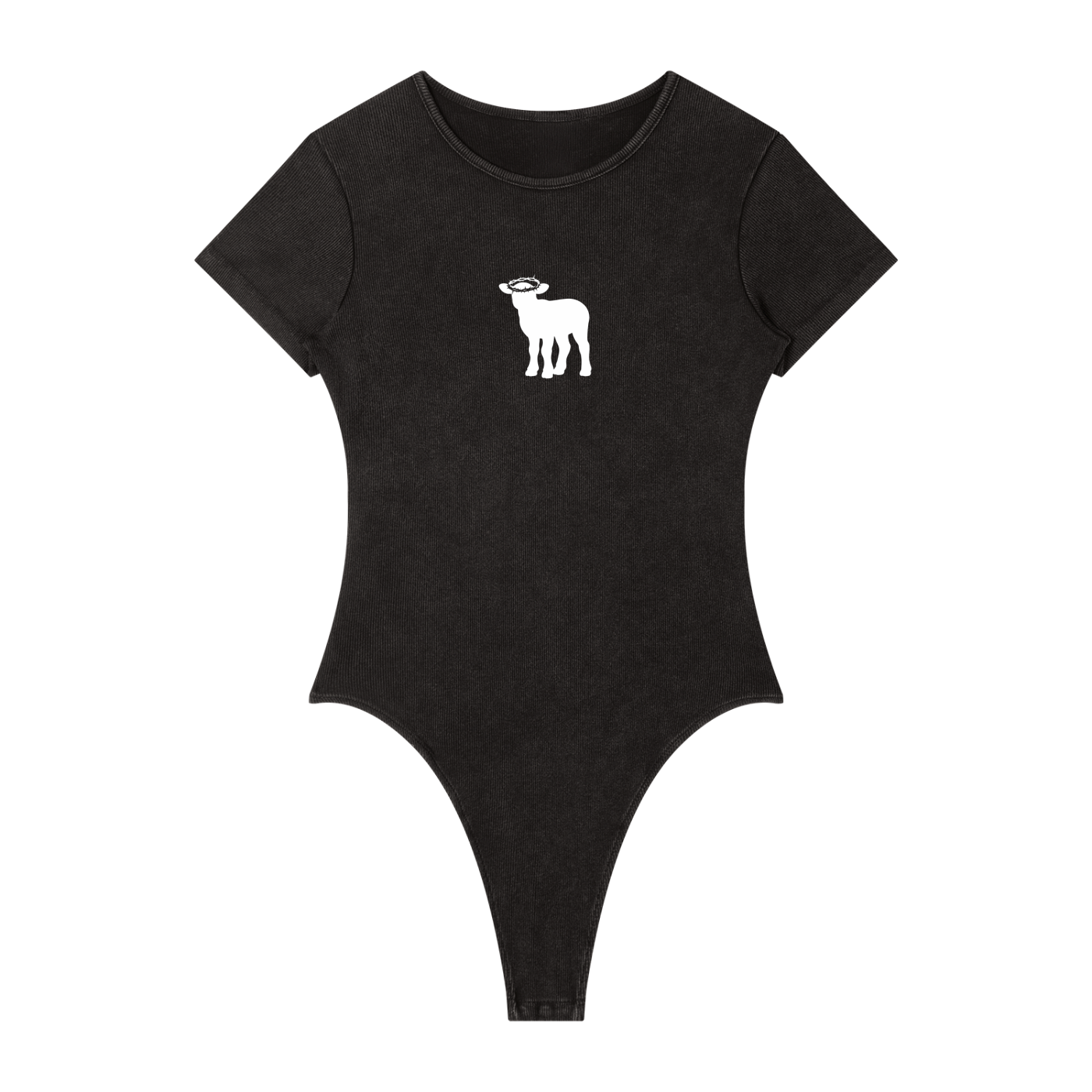 Women's Mineral Wash Crewneck Bodysuit