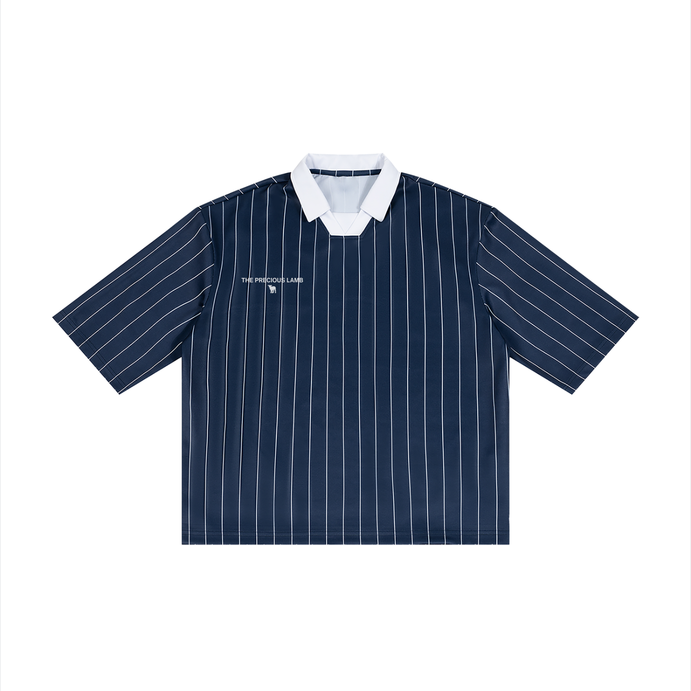I AM NOT AFRAID OF THE GOSPEL Unisex Pinstripe Collared Soccer Jersey