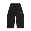 Plaid Waistband Barrel Sweatpants