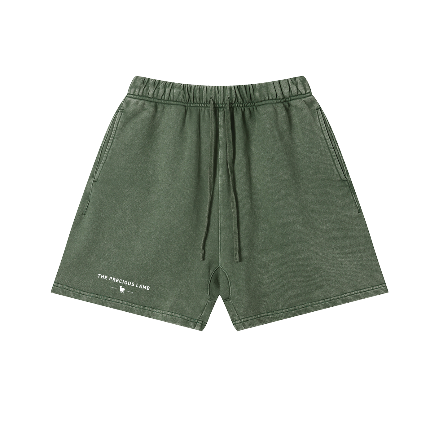 Unisex Vintage Wash Cotton Shorts