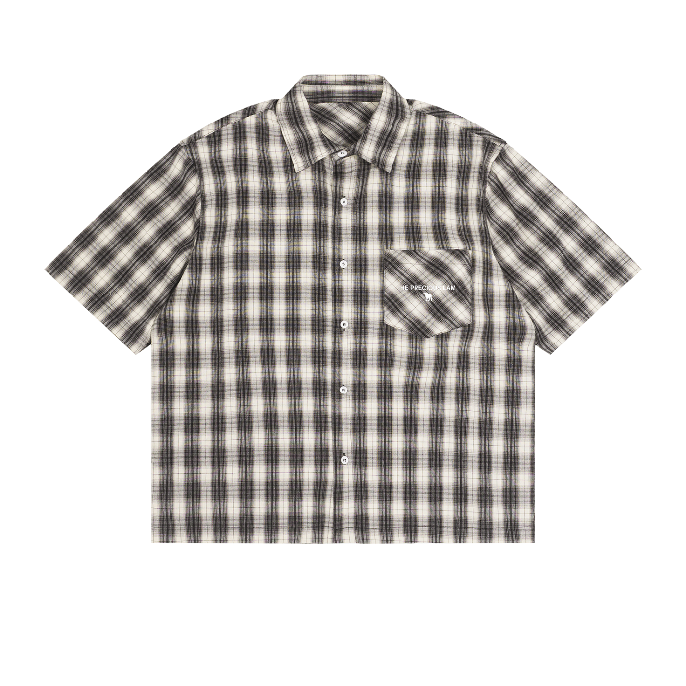 I am not afraid of the gospel Plaid Short Sleeve Shirt