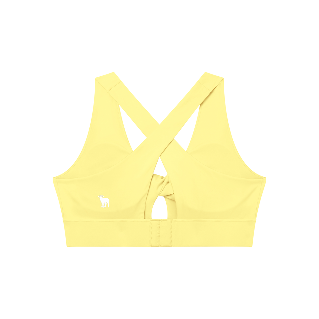 Women's Twist Front V-Neck Sports Bra