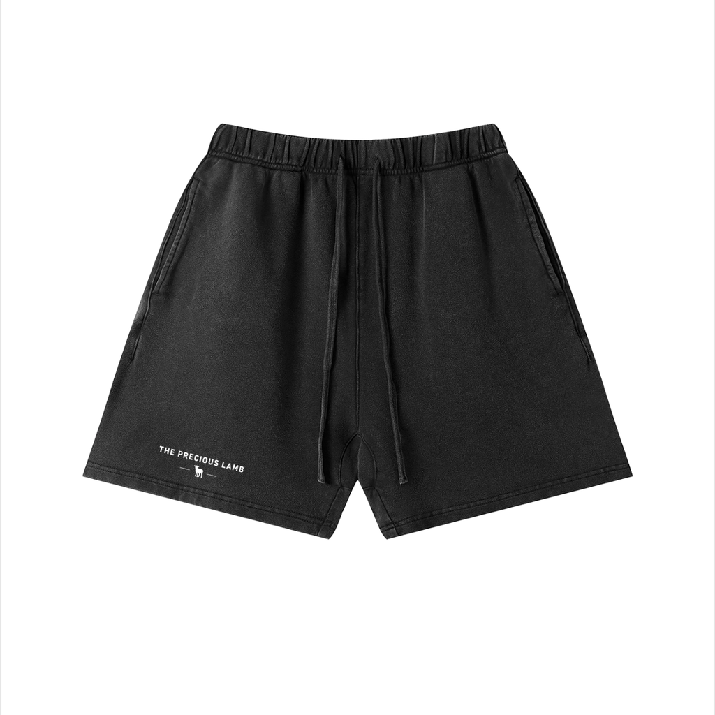 Unisex Vintage Wash Cotton Shorts
