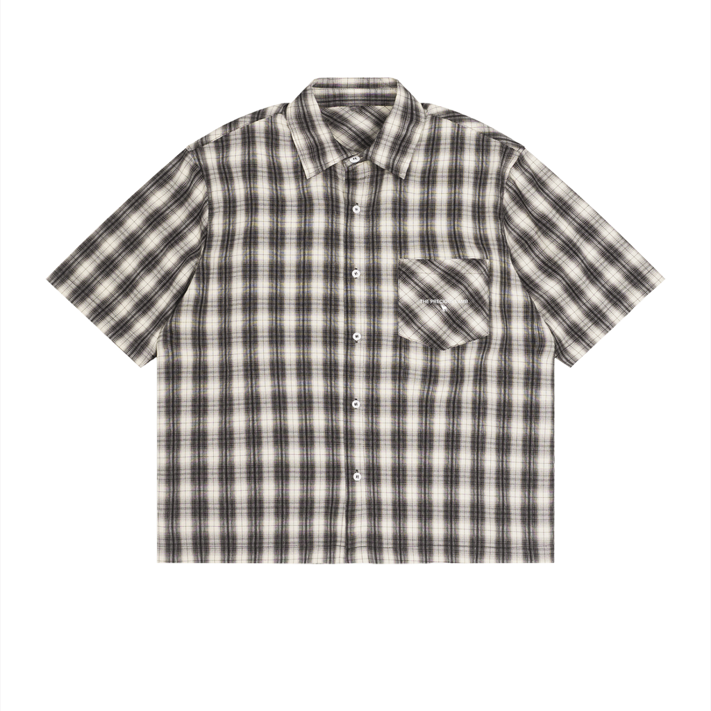 I am not afraid of the gospel Plaid Short Sleeve Shirt