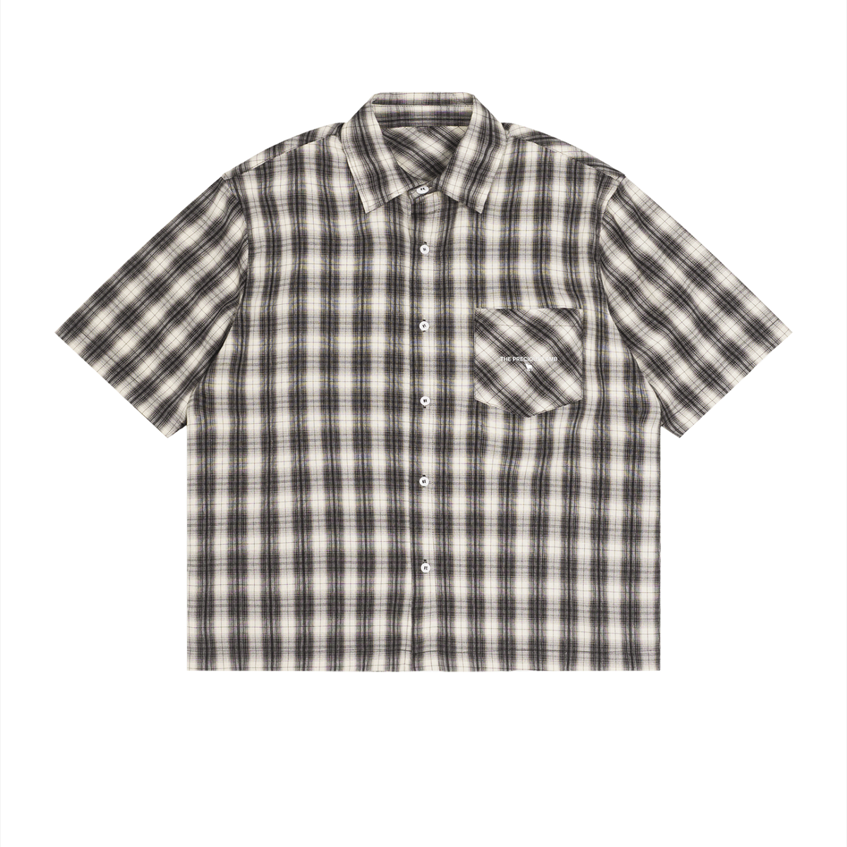 I am not afraid of the gospel Plaid Short Sleeve Shirt