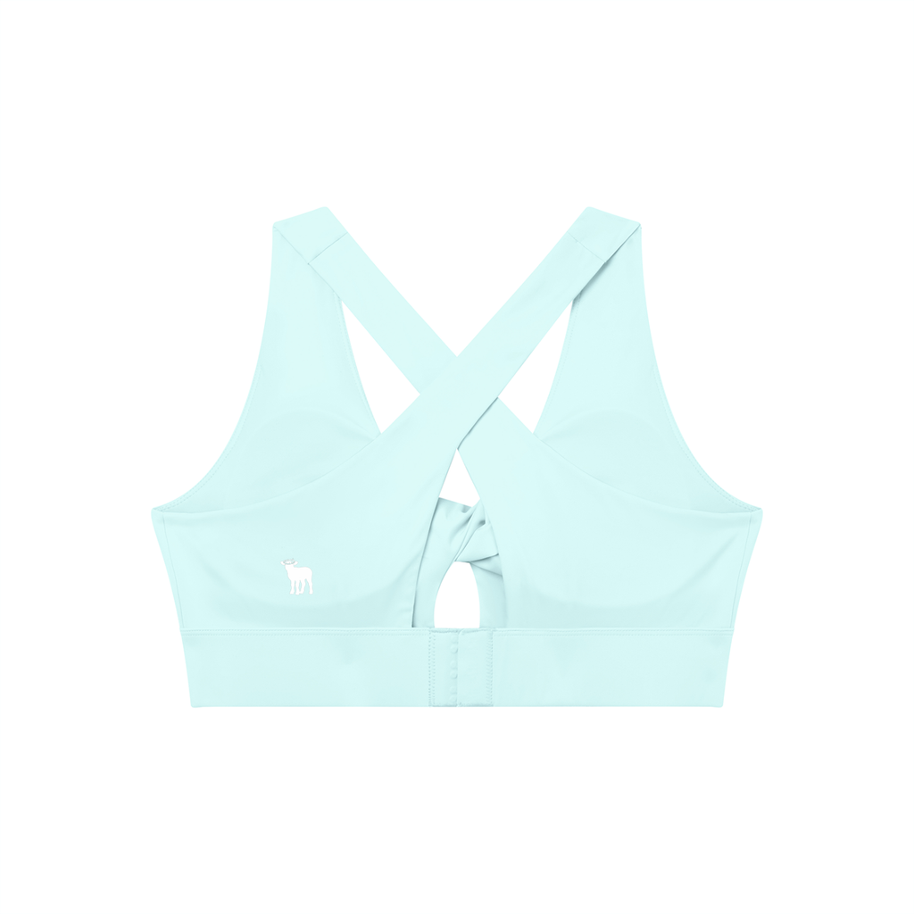 Women's Twist Front V-Neck Sports Bra