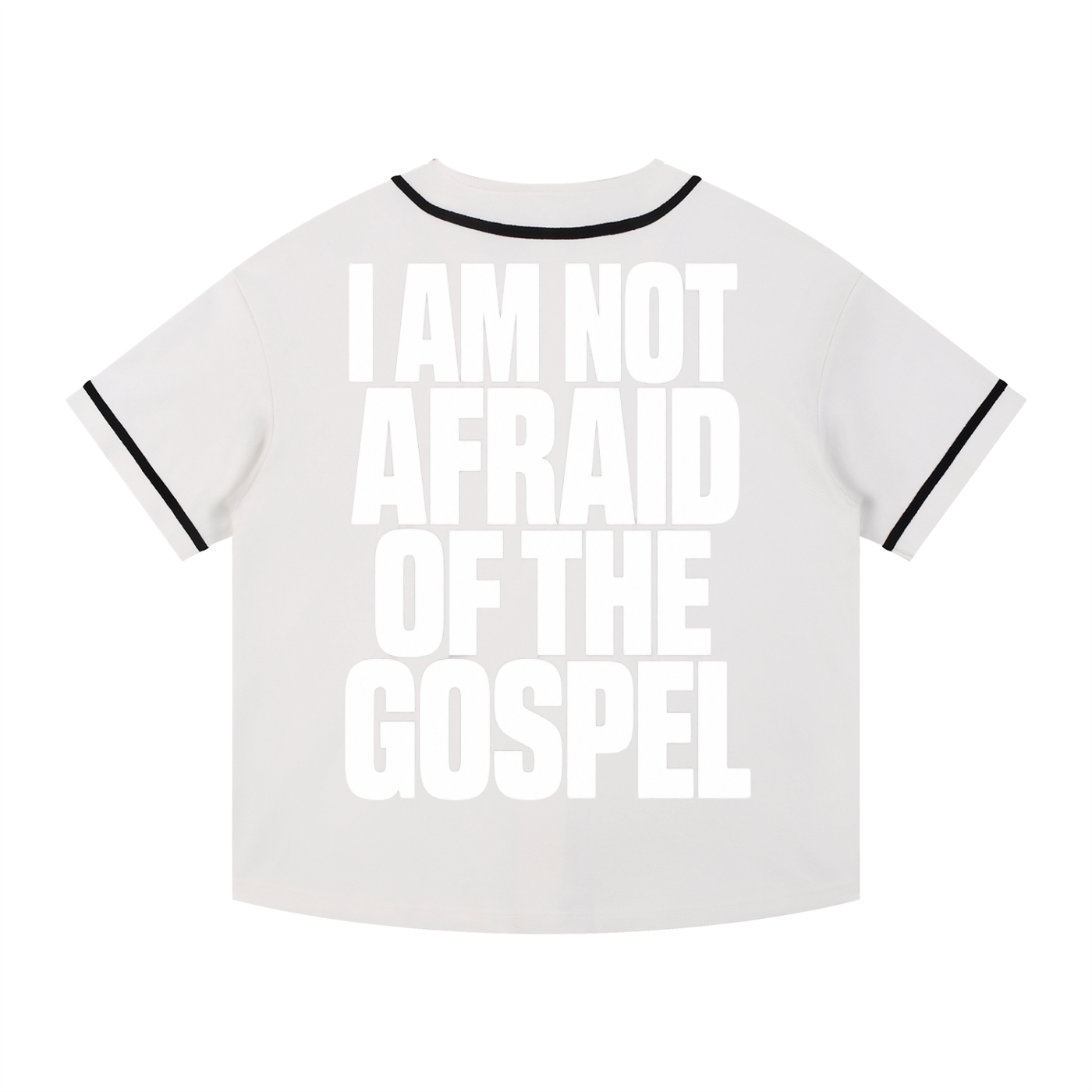 Contrast Piped Button-Up Jersey
