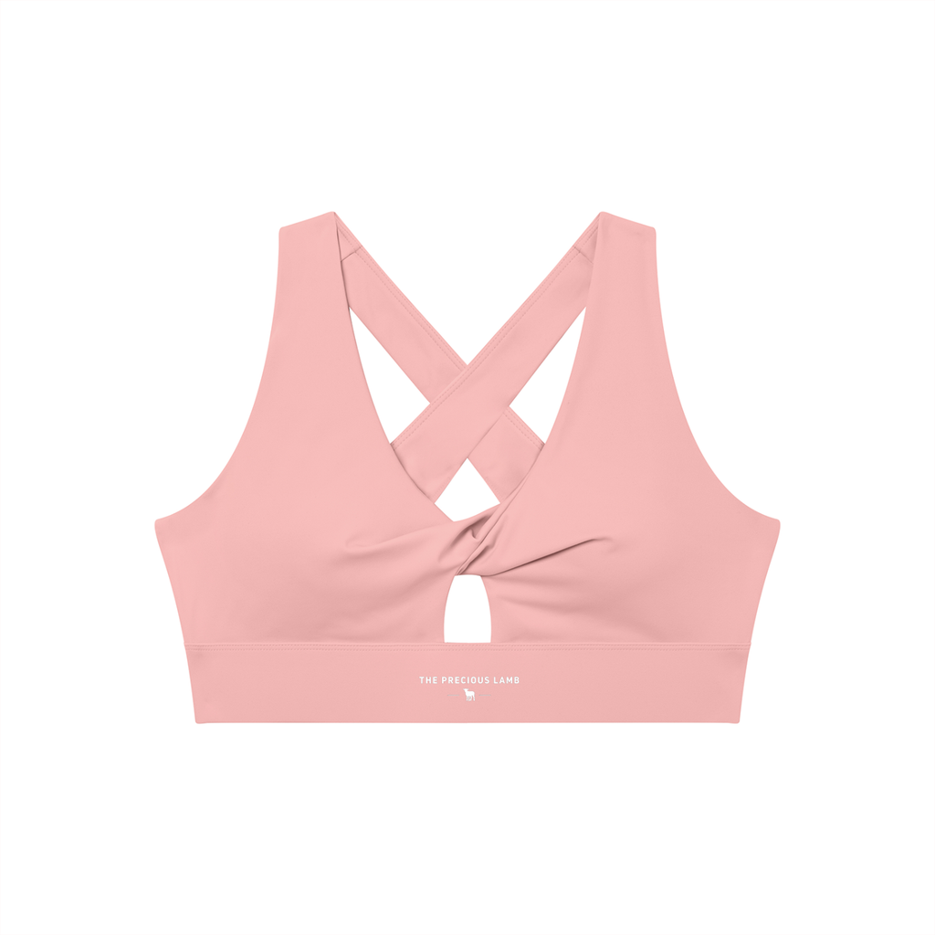 Women's Twist Front V-Neck Sports Bra