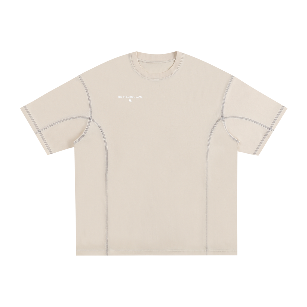 I AM NOT AFRAID OF THE GOSPEL Streetwear Contrast-Stitched Cotton T-Shirt