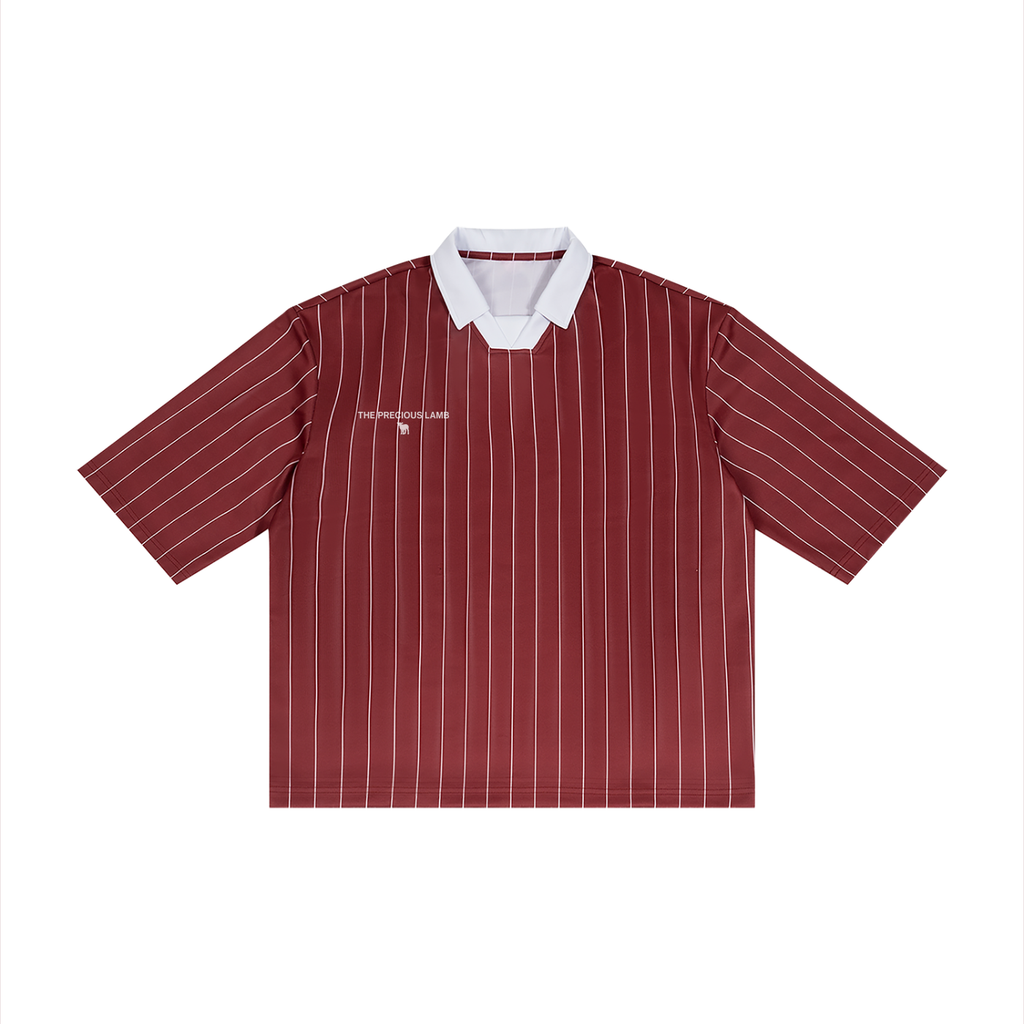 I AM NOT AFRAID OF THE GOSPEL Unisex Pinstripe Collared Soccer Jersey