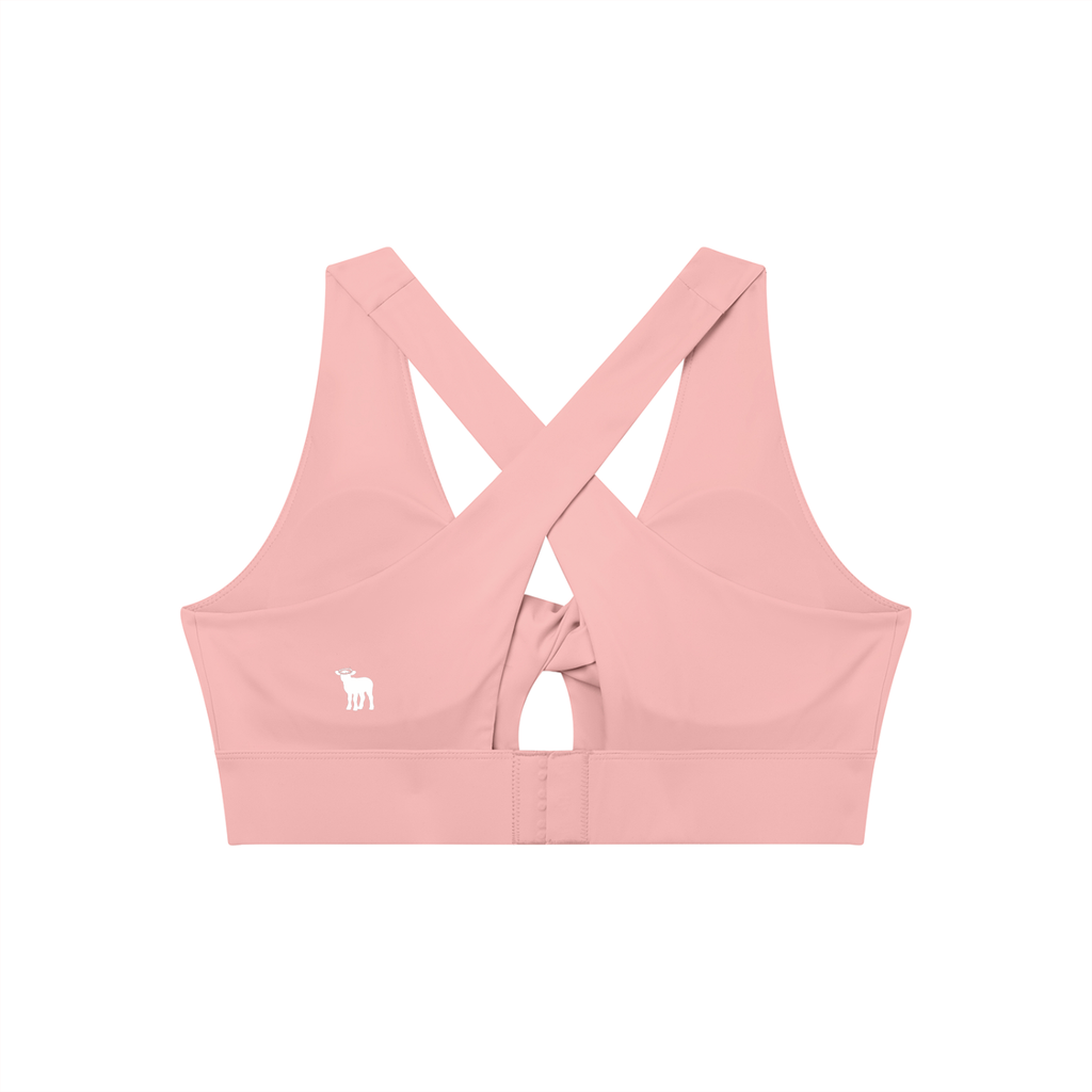 Women's Twist Front V-Neck Sports Bra