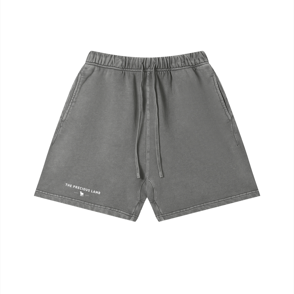 Unisex Vintage Wash Cotton Shorts