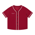 Contrast Piped Button-Up Jersey