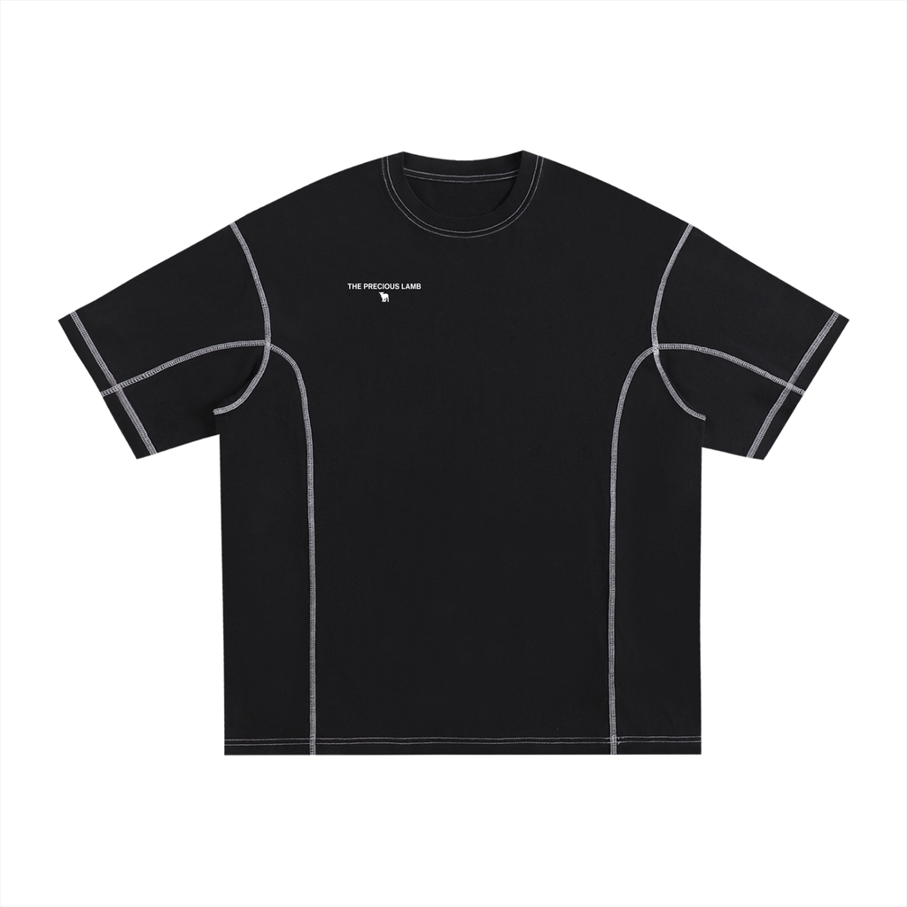 I AM NOT AFRAID OF THE GOSPEL Streetwear Contrast-Stitched Cotton T-Shirt