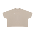 Pray More Talk Less Unisex Heavyweight Boxy Raw Edge T-Shirt
