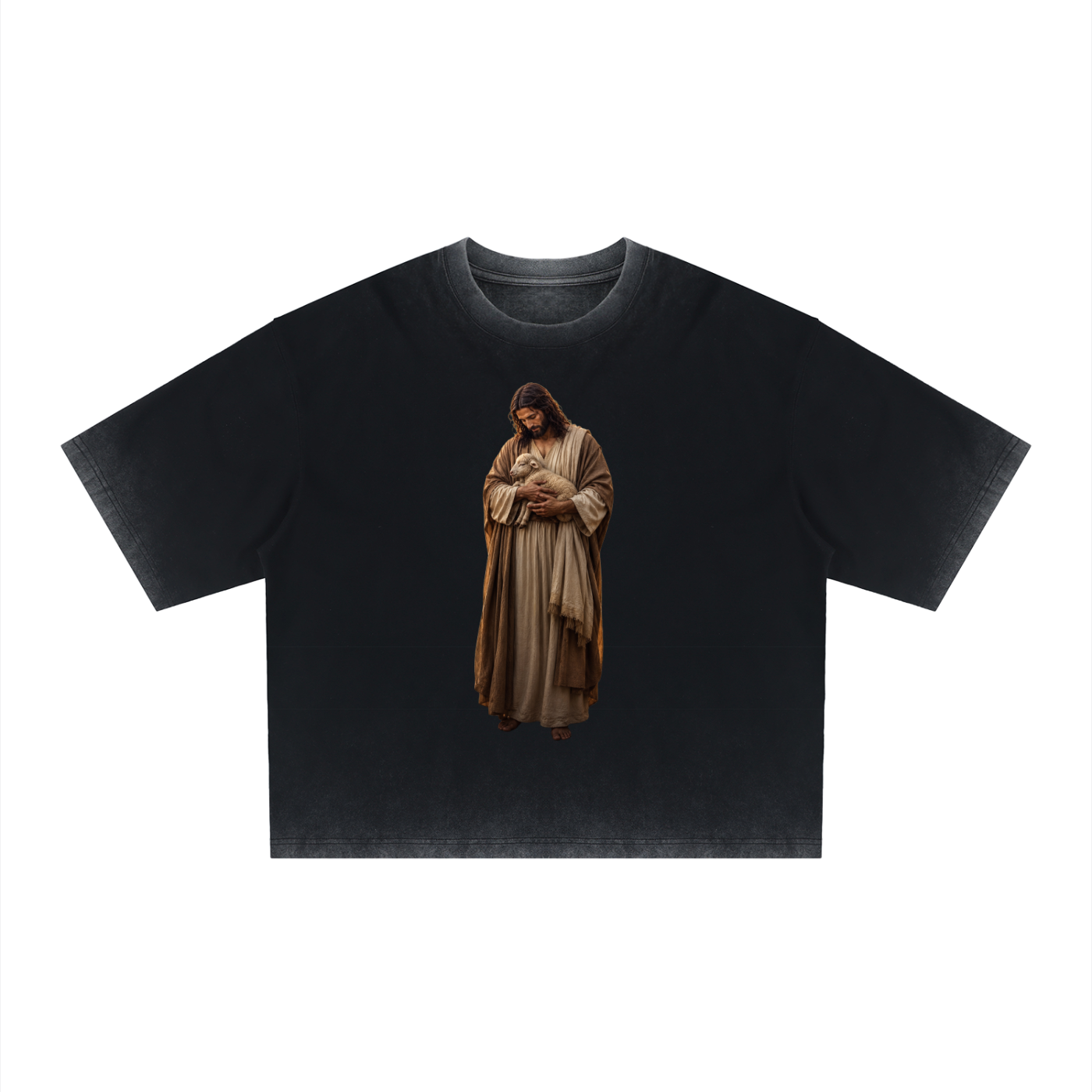 Unisex Reverse Dyed Boxy T-Shirt