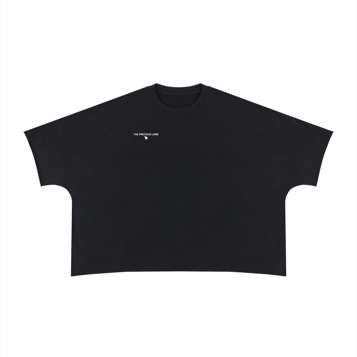 Pray More Talk Less Unisex Heavyweight Boxy Raw Edge T-Shirt